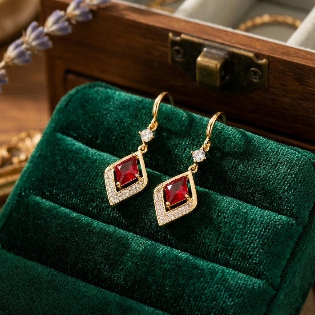 Year Red™ – Brincos Vermelhos Premium