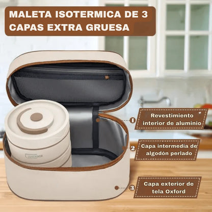 PACK LUNCHBOX®: 4 Loncheras Térmicas + Maleta + ¡Obsequio!