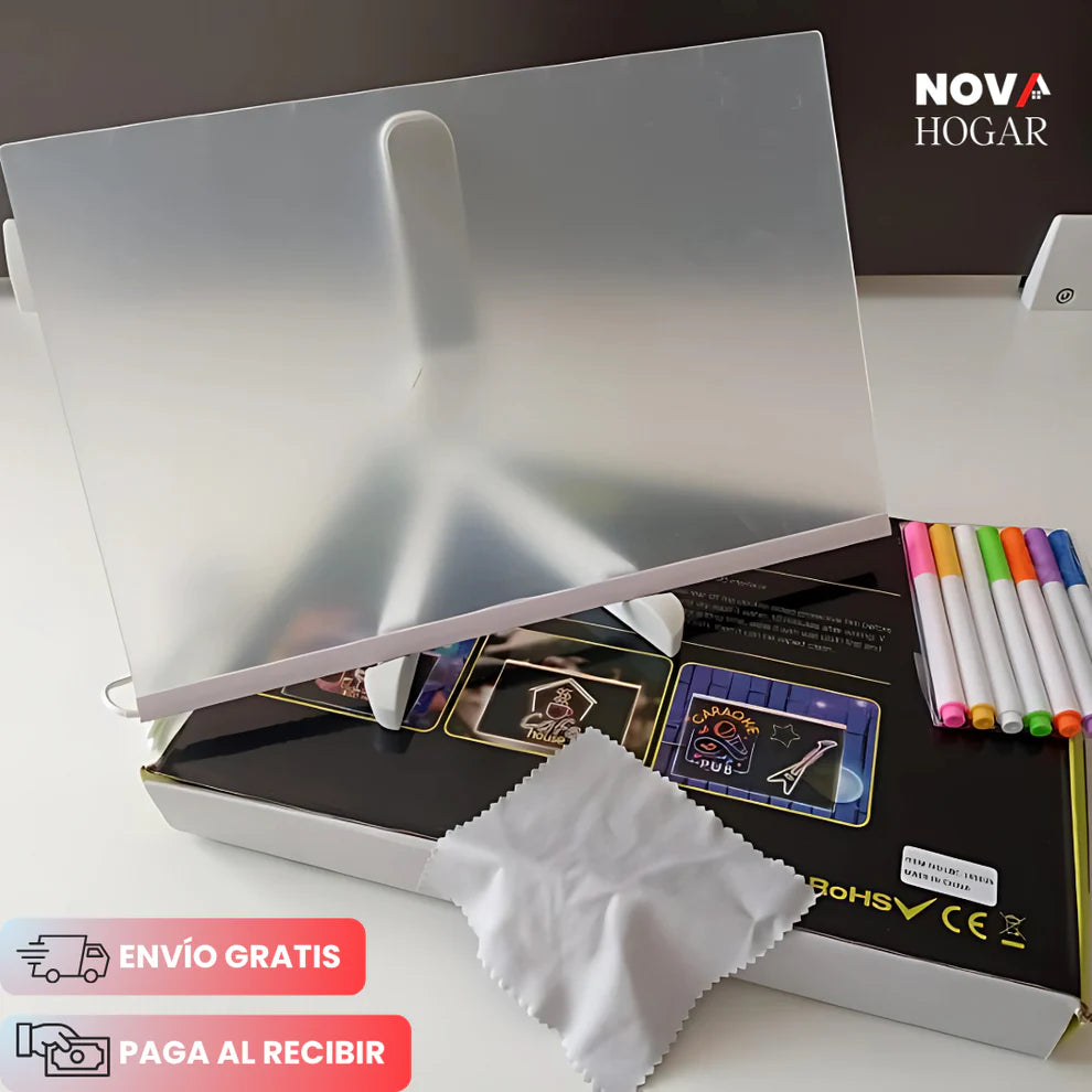 LumiSketch™ – La Pizarra LED que Hace Brillar tus Ideas