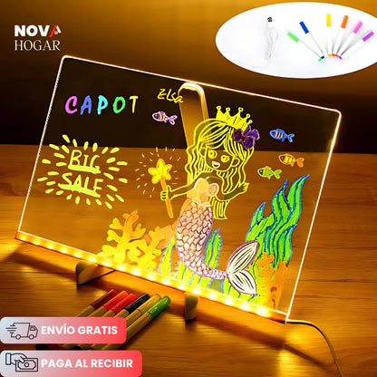 LumiSketch™ – La Pizarra LED que Hace Brillar tus Ideas