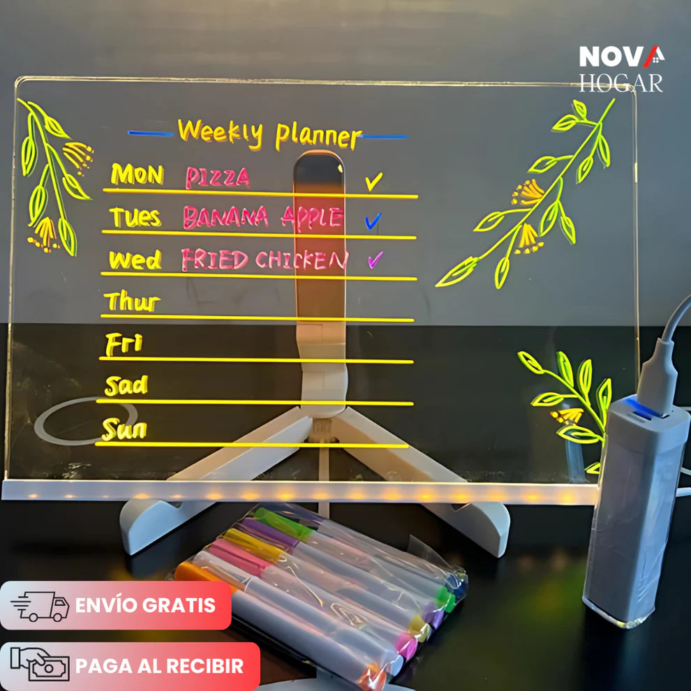 LumiSketch™ – La Pizarra LED que Hace Brillar tus Ideas