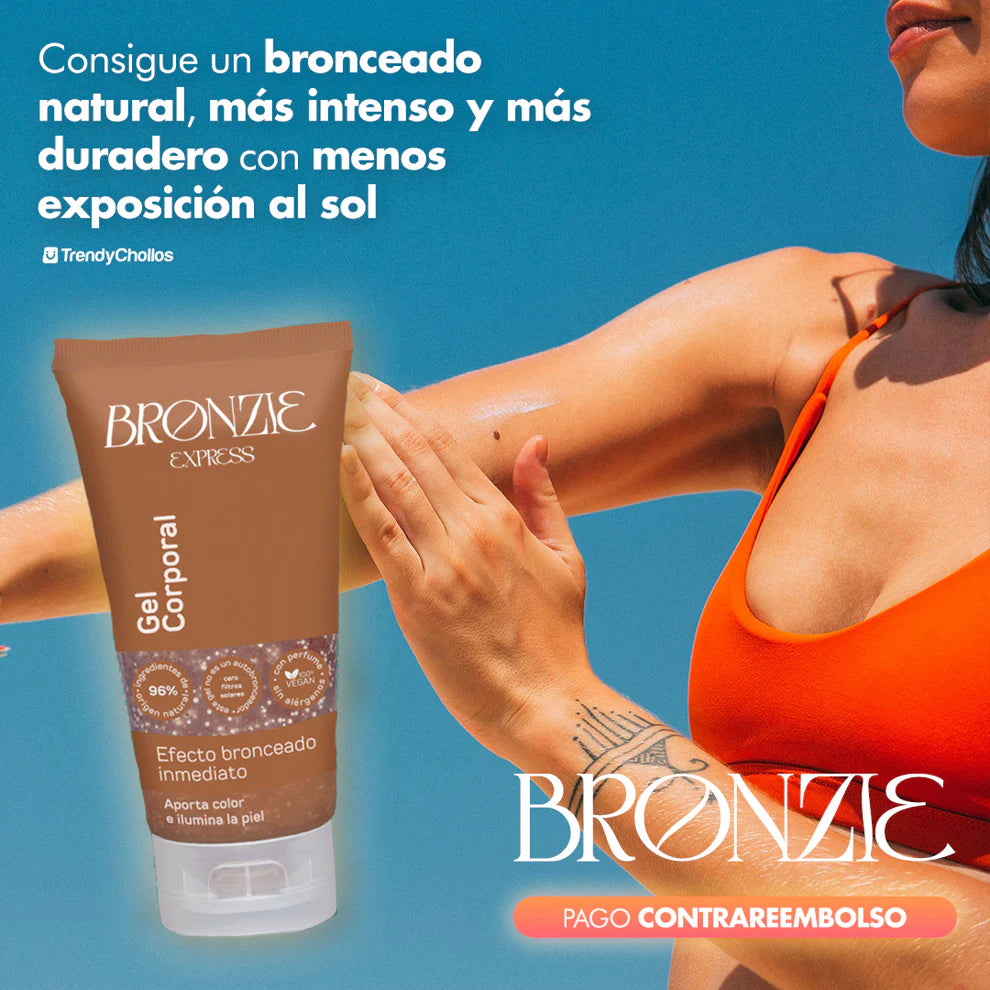 Bronzie Express – Bronceado rápido con aroma tropical