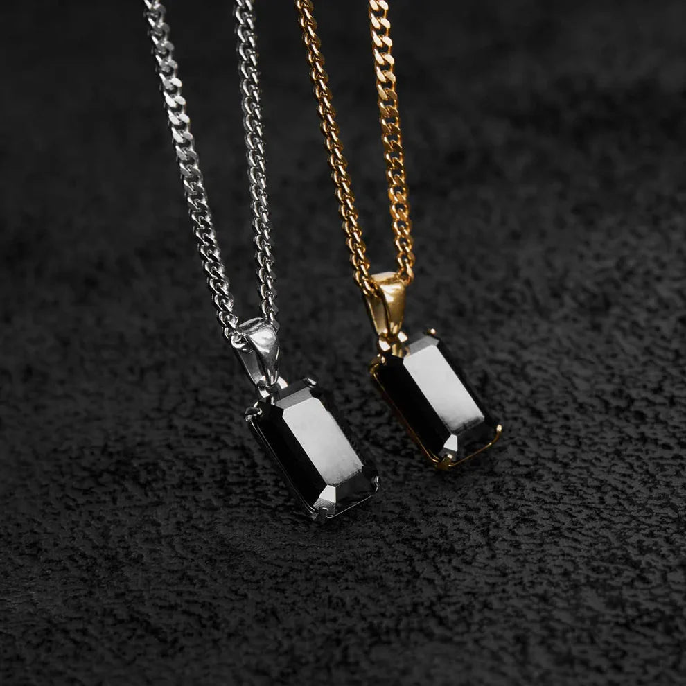 Collar Onyx - Oro 18K y Acero Inoxidable 316L  43 Reseñas