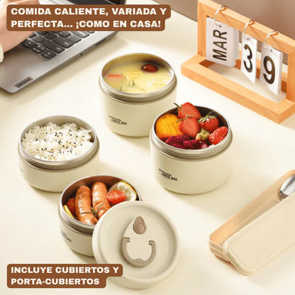 PACK LUNCHBOX®: 4 Loncheras Térmicas + Maleta + ¡Obsequio!