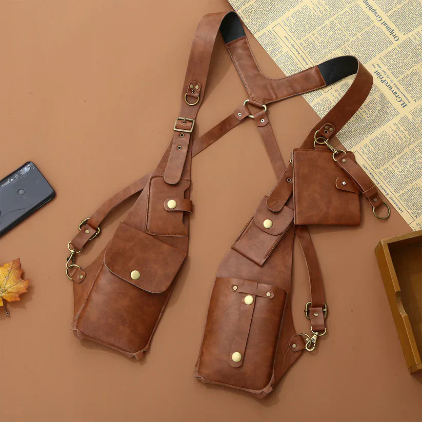 SecureCarry™ – Arnés de cuero antirrobo