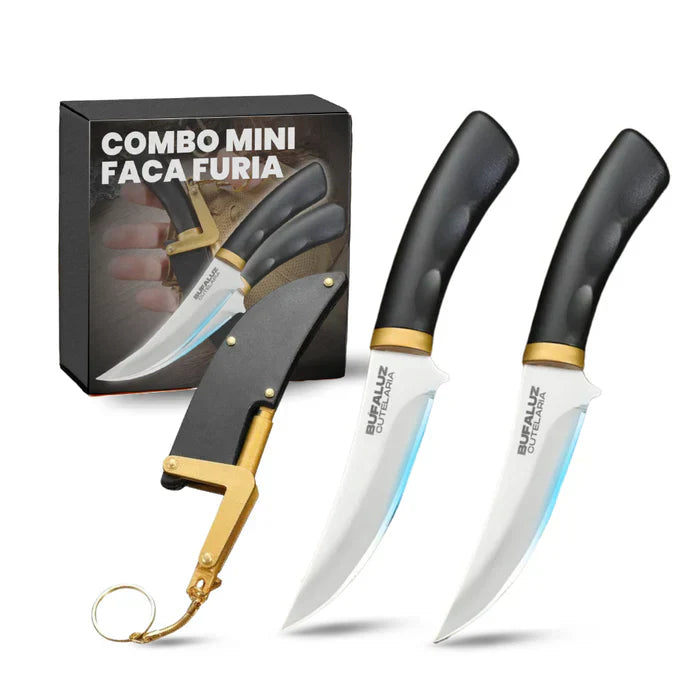 Combo de cuchillo mini Furia Ultra Sharp: compra 1 y llévate 2 gratis + funda