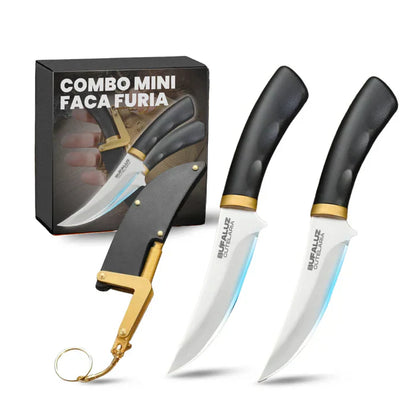 Combo de cuchillo mini Furia Ultra Sharp: compra 1 y llévate 2 gratis + funda