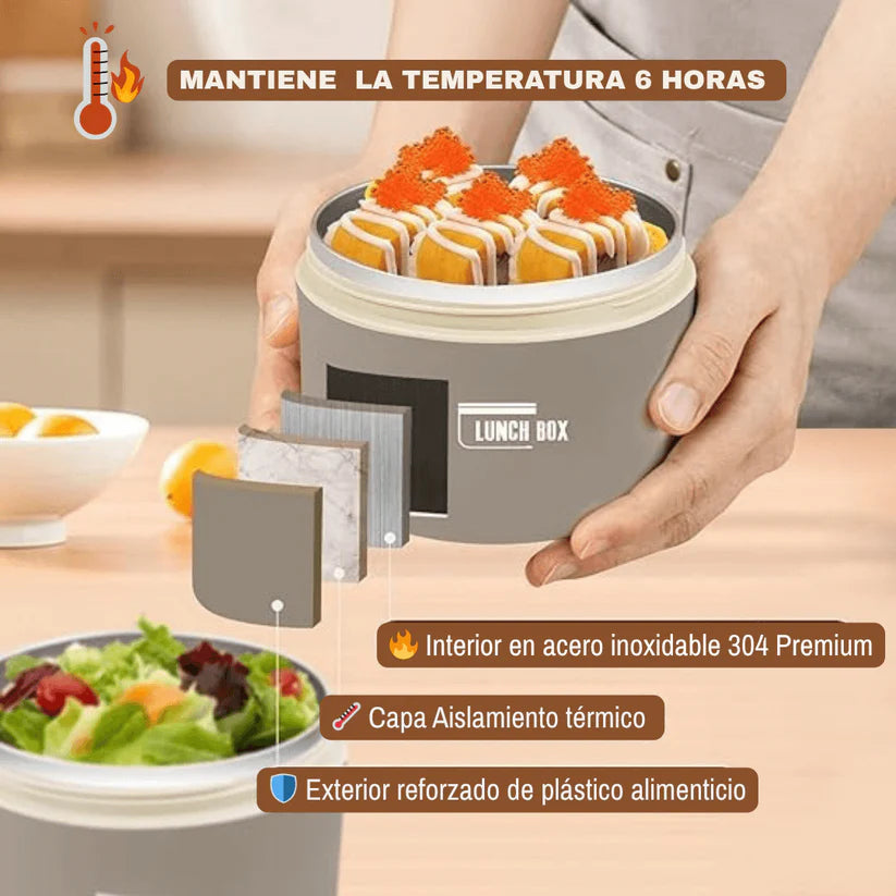 PACK LUNCHBOX®: 4 Loncheras Térmicas + Maleta + ¡Obsequio!