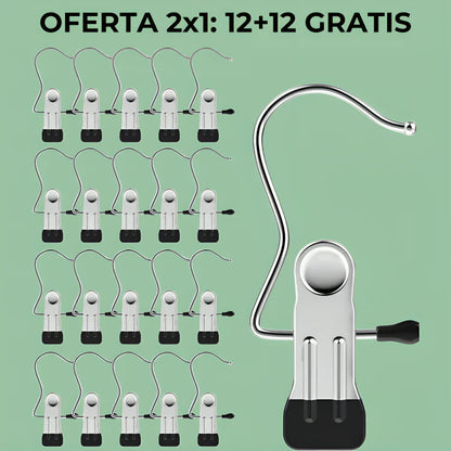 GripMax™ Pinzas Ultra Resistentes (Pack 12) (Compra 1 pack y llévate 2 packs)