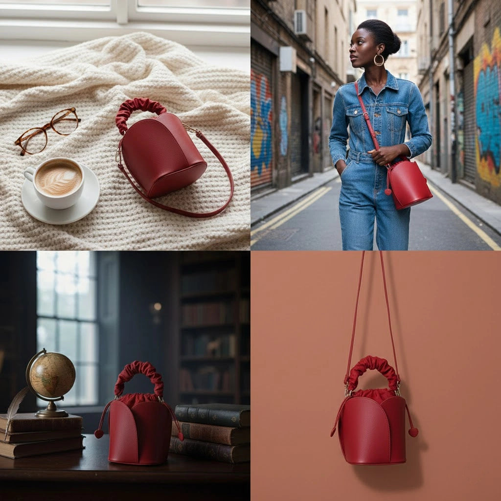 El Bolso Tulipán: Diseño Floral Estructurado