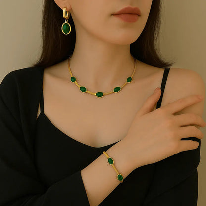 Juego EmeraldJewelry™ 3 para la suerte y el bienestar